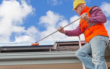 The Willows soft wash roof cleaning